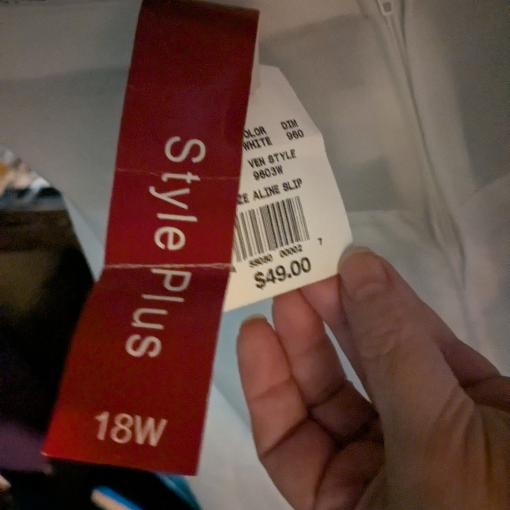 David's Bridal Classic White Slip